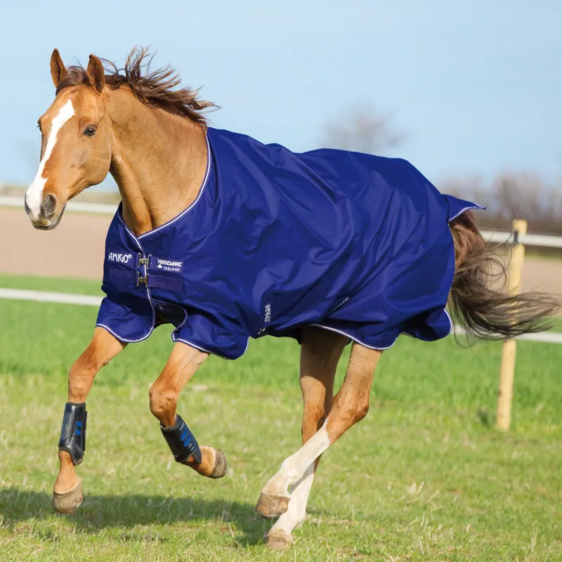 Horseware Amigo Hero 900 Original Medium Weight Turnout Atlantic Blue/Atlantic Blue/Ivory
